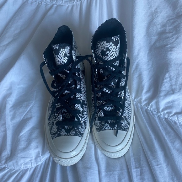 Last chance! - CHUCK 70 HI DIGITAL DAZE SNAKE PRINT LEATHER SNEAKERS - Picture 2 of 7